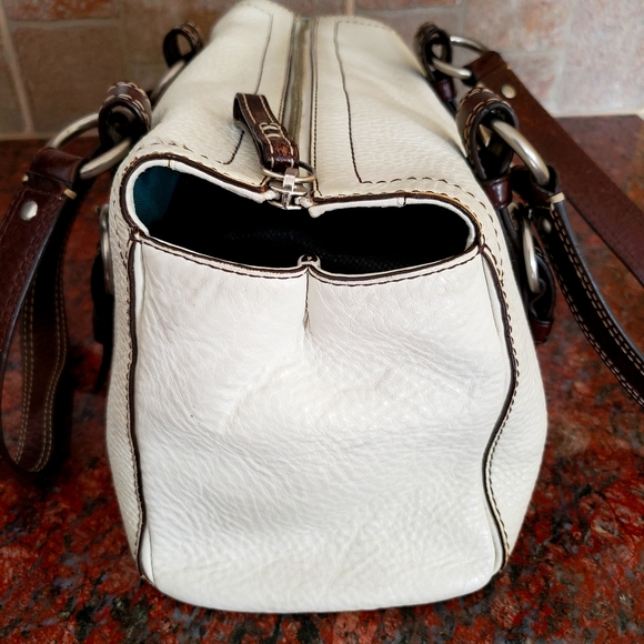 Coach pebbled leather satchel - Picture 5 of 8